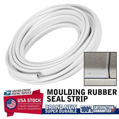 6M/20Ft White Car Door Boot Edge Protector Strip Trim U Shape Guard Seal Rubber