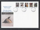 Australian Stamps.1st Day of Issue.Flood Relief Appeal.2011