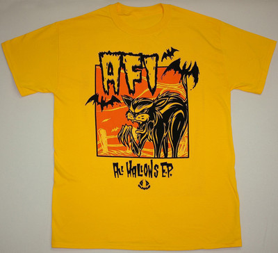 AFI Band All Hallows  E.P. T Shirt Classic Cat Gold Unisex S-5XL EM0925
