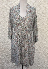 Kathryn Women’s Nightgown & Robe Set Size Medium Floral Feminine Sexy