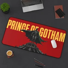 Prince Of Gotham Batman Anime DisneyWorlds Desk Mat Mouse Pad Gaming