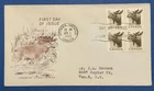 First Day Cover of the Canada Animal Series: Moose