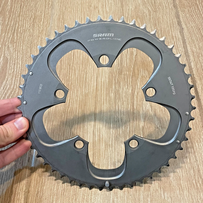 SRAM PowerGlide 50T Chainring 110 BCD 5-Arm Gray 10 Speed Road