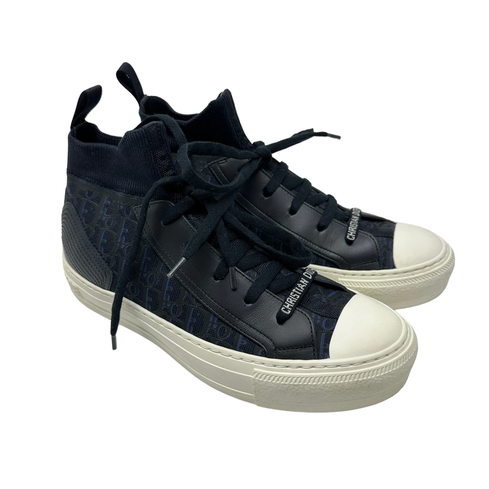 Baskets Christian Dior femme taille 37 US 7 Walk N Dior 75B bleu foncé