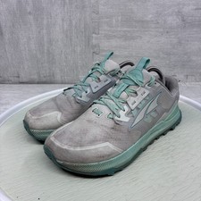Altra Lone Peak 7 Trail Running Shoes Women's 9 Gray Green Sneaker AL0A7R7G224