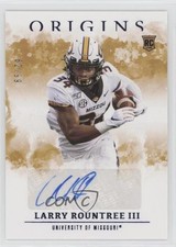 2021 Panini Chronicles Draft Picks Blue 62/99 Larry Rountree III Auto 0eo6