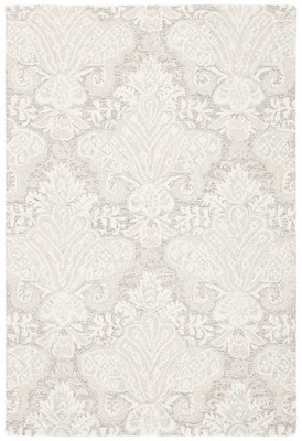 SAFAVIEH Micro-Loop Collection Accent Rug - 2'6'' x 4', Beige, Handmade Wool, ...