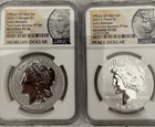 2023 S Morgan & Peace Dollar $1 Reverse Proof Set NGC PF70 Early Releases