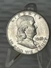 1949 Franklin Half Dollar, 90% Silver, Nice  Circulated - # 2080