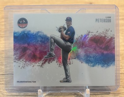2026 Panini Prizm Stars & Stripes Liam Peterson Color Blast  SSP Case Hit