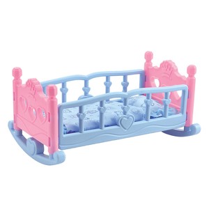 Poupee En Plastique Berceau A Bascule Lit Pour Enfants Ebay