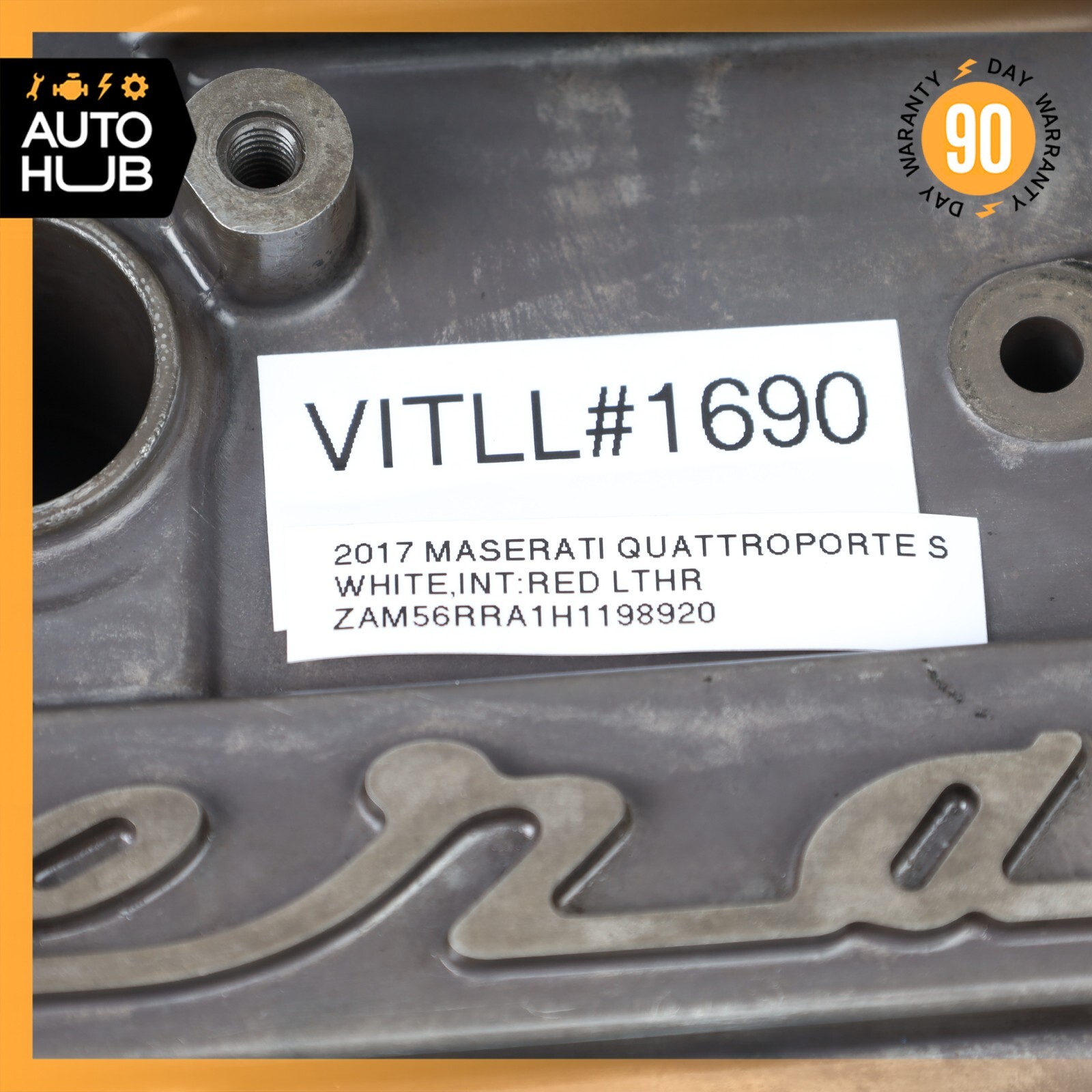 2017 Maserati Quattroporte M156 S Q4 Left Side Cylinder Head Cover OEM 12k