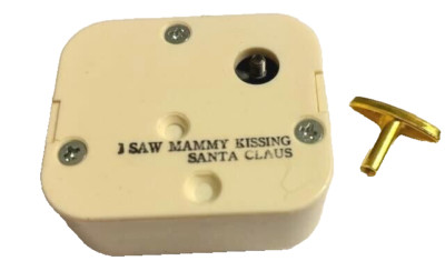 I Saw Mommy Kissing Santa Claus Sankyo Music Box Movements Christmas old