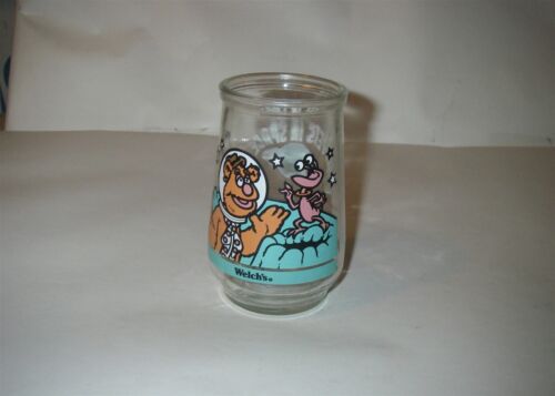 1998 WELCHS THE MUPPETS IN SPACE EMPTY JELLY JAR G3698