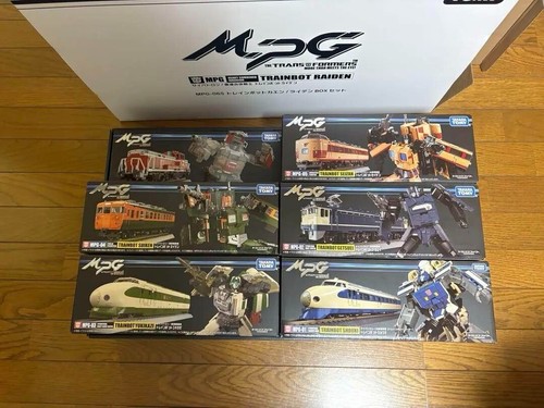Takara Tomy Transformers Masterpiece Gattai MPG-06S Trainbot Kaen Raiden Box Set - Picture 11 of 11