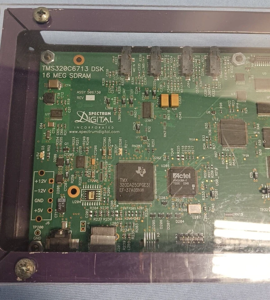Placa de circuito PCB módulo Spectrum Digital TMS320C6713 DSK 16 MEG SDRAM 506730 Foto 2 de 4