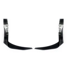 Carbon Fiber Look Front Splitter Extension Winglet For Corvette C7 Z06 2014-2019