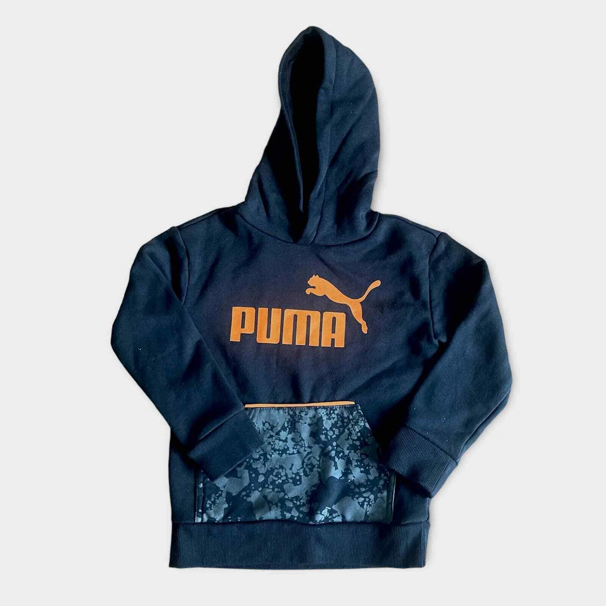 Orange puma shop sweatshirt