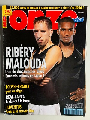 ELF WELTMEISTERSCHAFT NR. 213 2006 RIBERY MALOUDA DUO DE SCHOCK + POSTER