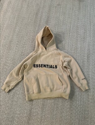 Essentials Fear of God Hoodie. Cream Color, Medium. | eBay