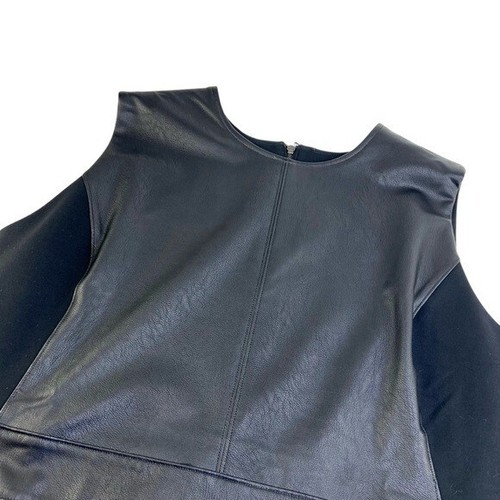 Taglia 1X Abito tubino Spanx in ecopelle colore nero - Foto 7 di 8