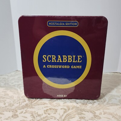 2012 SCRABBLE Nostalgia Edition Collectible Tin  Classic Board Game