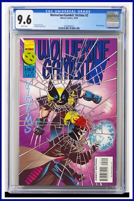 Wolverine Gambit Victims #2 CGC Graded 9.6 Marvel 1995 Blue Foil Logo Comic Book
