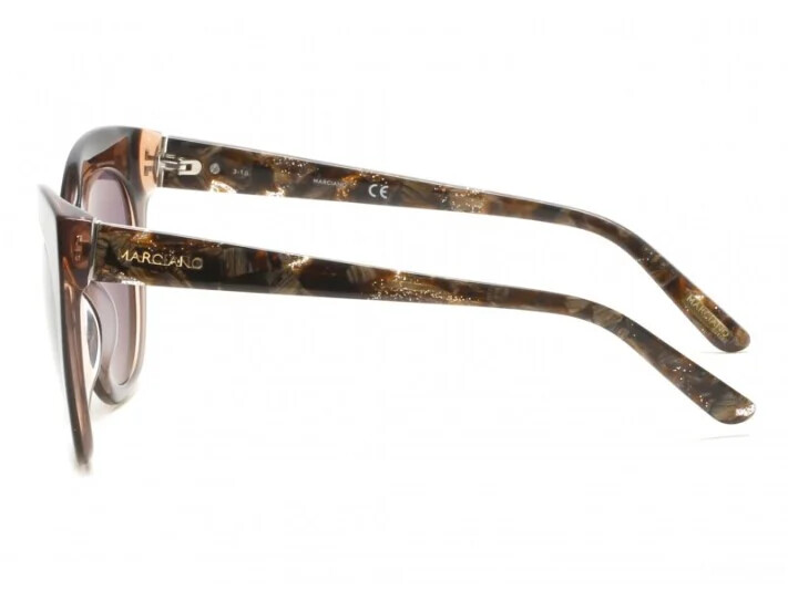Marciano Women Sunglasses Cat Eye GM0760 Brown Acetate 54-21-140 Guess By Marciano Cat Eye Women main image 4