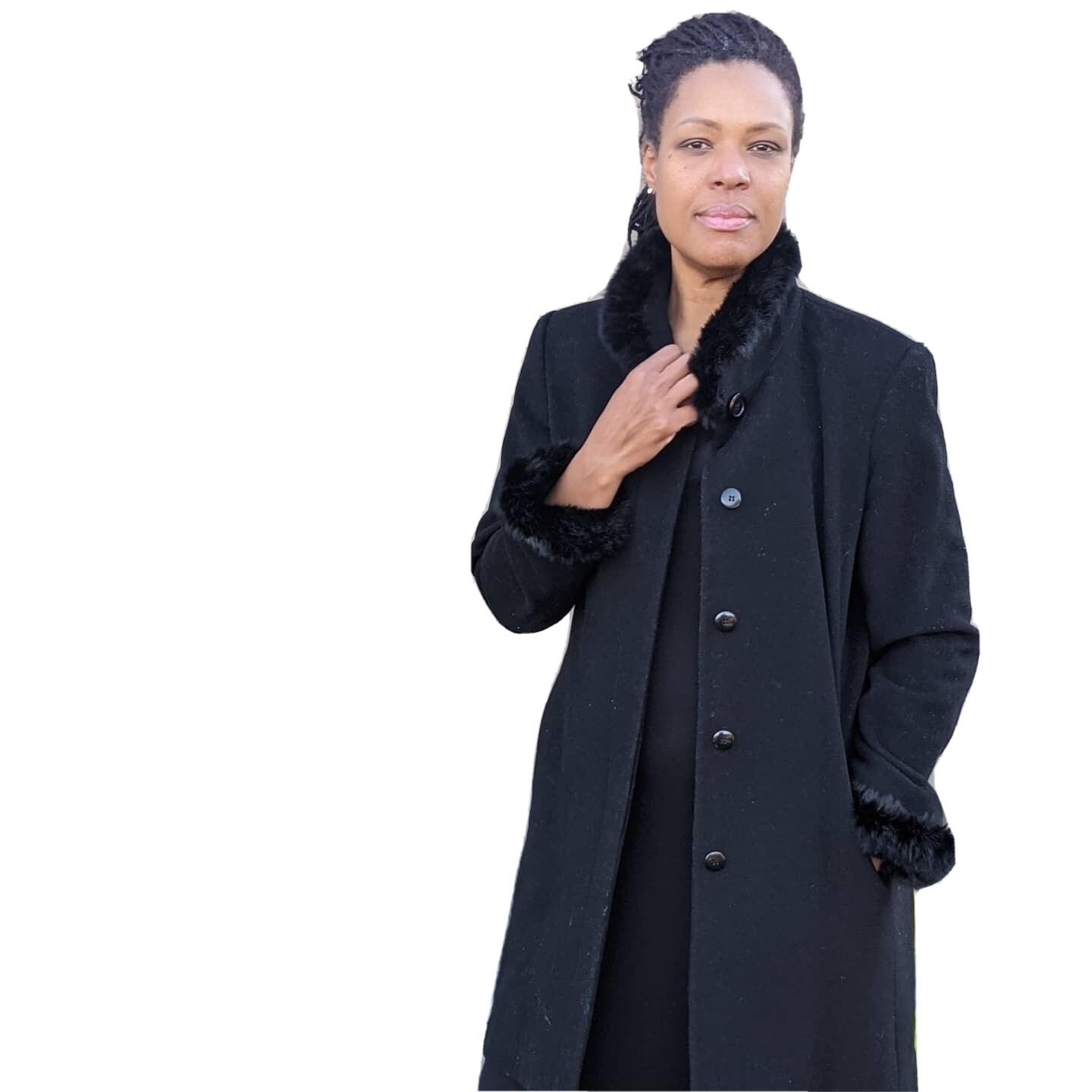 liz claiborne wool coat