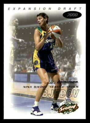 Nina Bjedov 2000 SkyBox Dominion WNBA Rookie Card #106 Seattle