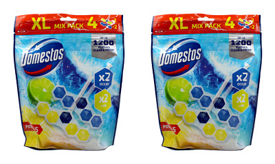 Domestos Power 5 Ocean & Lime WC Stein Mix Pack , 8x50g EAN8720182924377