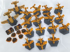 Games Workshop Aeronautica Imperialis Ork Air Waaagh 17 Painted Planes Squadron