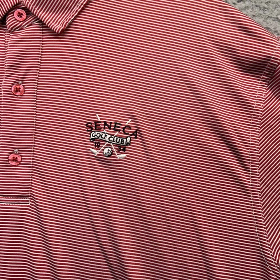 Camisa polo masculina Seneca campo de golfe tamanho extra grande Lousville Kentucky - Imagem 2 de 4