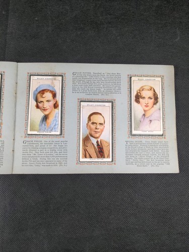 Jeu complet de cartes à cigarettes Radio Célébrités Wills vintage année 1934 - Photo 14/21