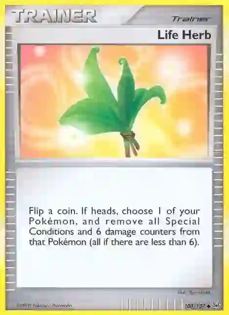 Life Herb 108/127 Platinum Uncommon Moderate Play Pokemon DNA GAMES