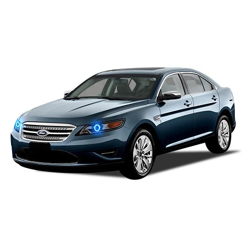 RGB 多色 LED 光环套件带 Wifi 应用程序适用于 2010 - 2012 年福特金牛座车头灯 — 第 4/4 张图片