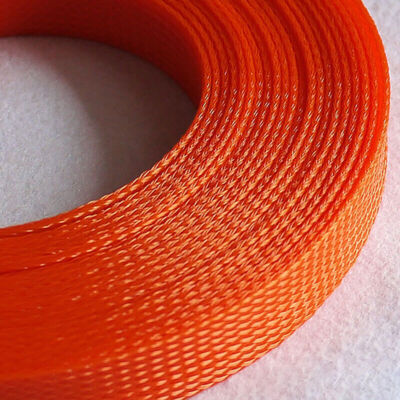 3/8'' PET Expandable Wire Cable Sleeving Sheathing Braided Loom Tubing Harness