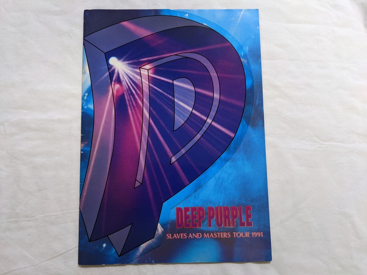 Deep Purple Slaves And Masters Tour 1991 Concert Program | eBay