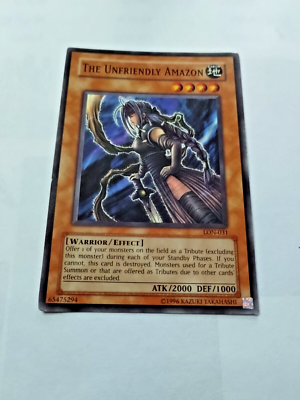 YuGiOh The Unfriendly Amazon Labyrinth of Nightmare LON-EN031 Unlim. -Edge  Wear | eBay