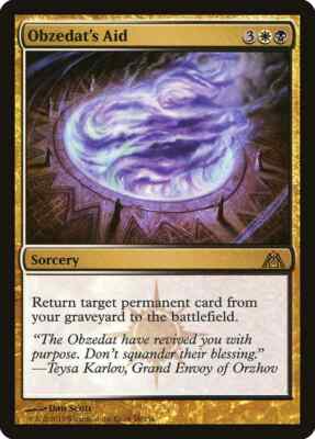 Obzedat's Aid [Dragon's Maze] Magic MTG
