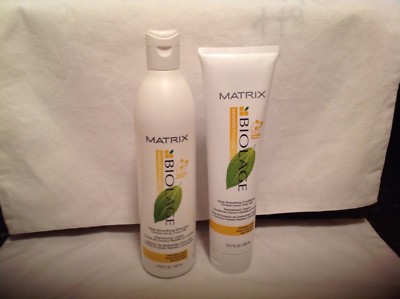 MATRIX BIOLAGE DEEP SMOOTHING SHAMPOO 16.9 oz  CONDITIONER 10.1 oz  - WOW
