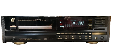 SANSUI CD-α717D Extra α-X Balanced CD Player Deck 27W Black SANSUI CD-α717D Extra α-X Balanced CD Player Deck 27W Black