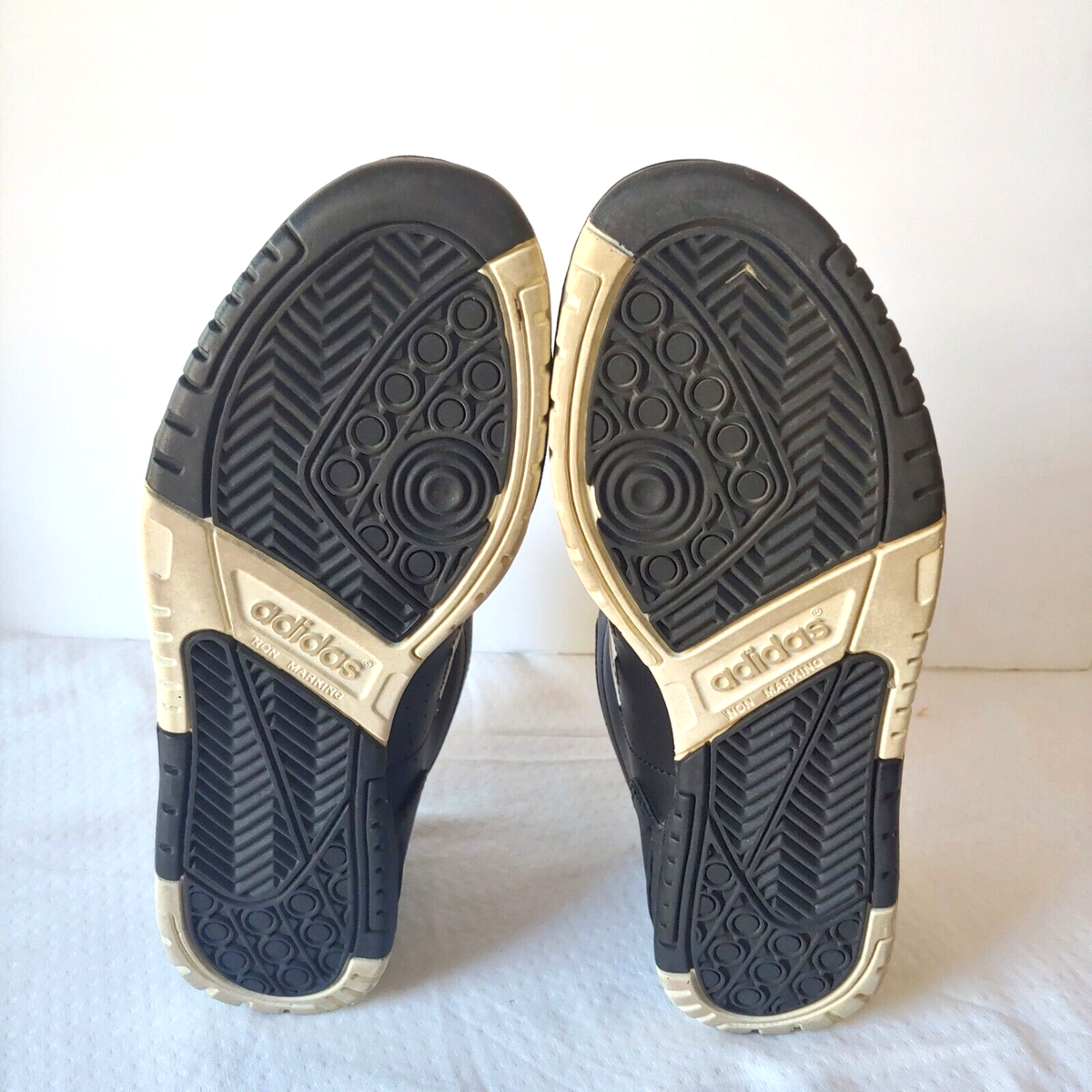 Vintage 1993 Adidas Enforcer Mid High Top Basketball Shoe in Box Ankle  Straps | eBay