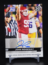 2022 Leaf Pro Set JOHN RIDGEWAY #PSA-JR3 Rookie RC Auto Blue Dallas Cowboys