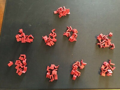 Fischertechnik Lot of 88, 38423: Red Angle Block 10 X 15 X 15