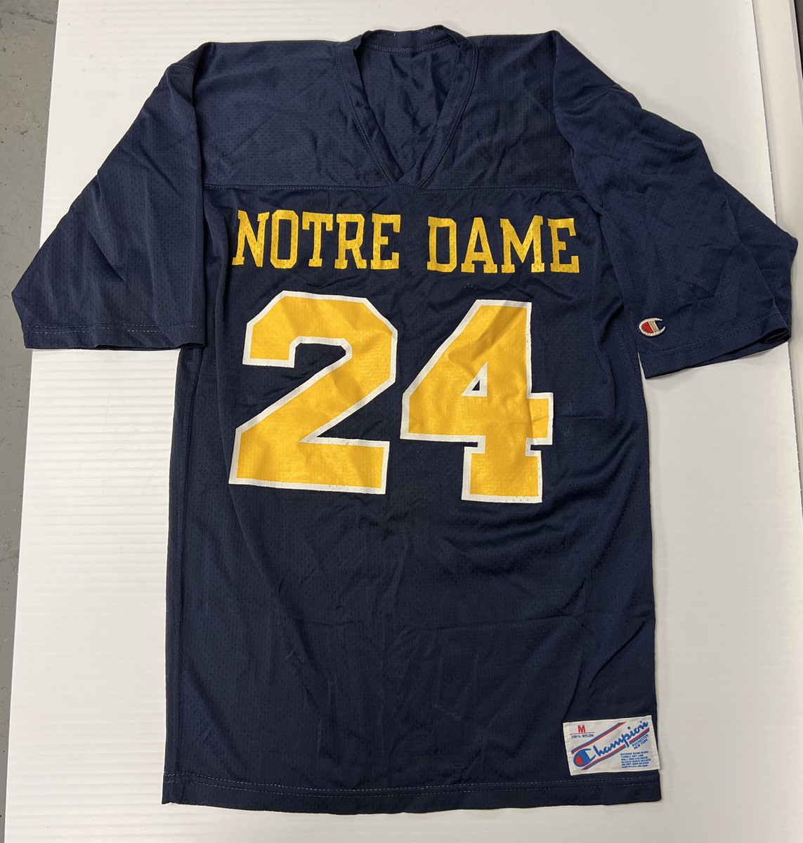 VINTAGE CHAMPION NOTRE DAME FOOTBALL JERSEY SHIRT Early 80
