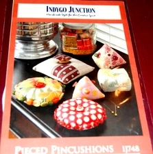Indygo Junction Pattern # IJ748 - Pieced Pincushions by Susan Gower - NEW