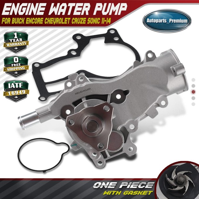 Engine Water Pump Fits 2011 2014 15 Chevrolet Sonic Cruze Buick Encore