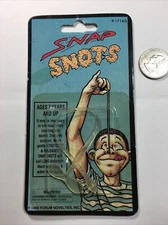 Vintage 1989 Forum Novelties Snap Snots Fake Snot Gag