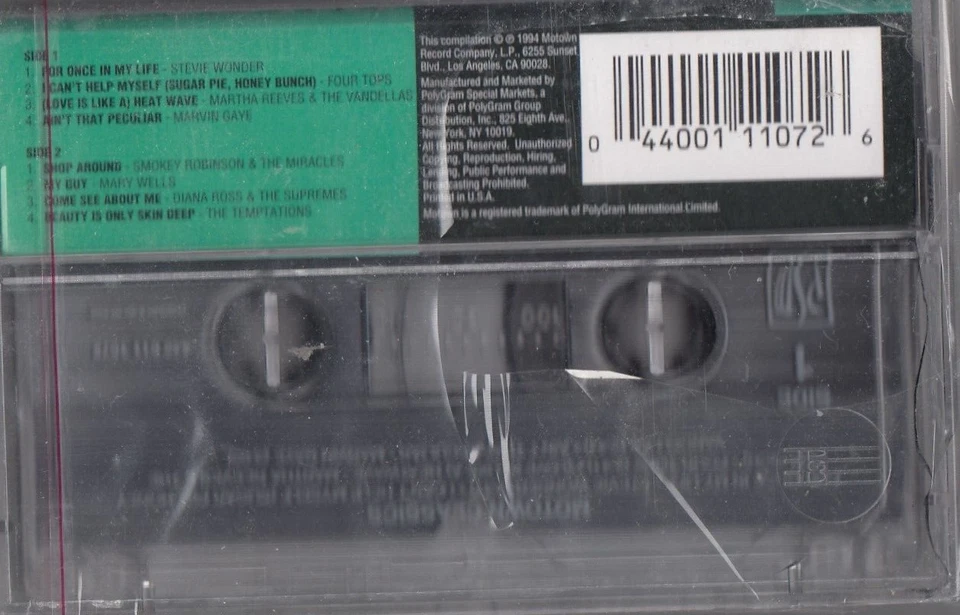 STEVIE WONDER many more - Motown Classics Vol. 4 - CASSETTE TAPE New Sealed - Image 2 of 3